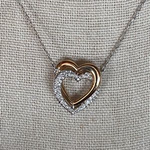 Swarovski heart pendant